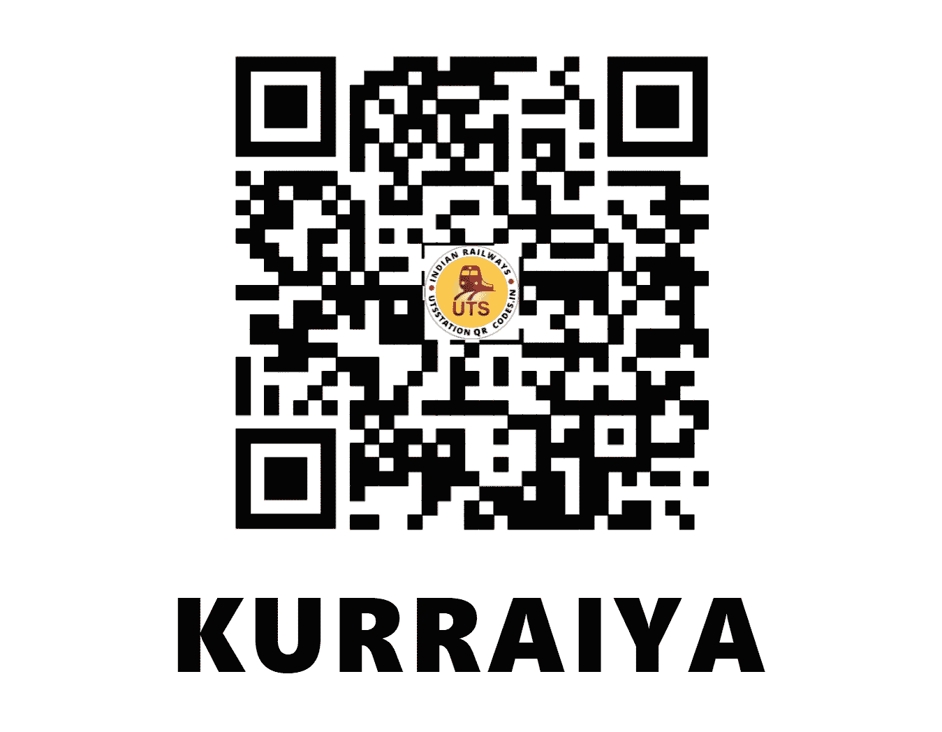 UTS QR Code for KURRAIYA - KRYA - NE (UTTAR PRADESH)